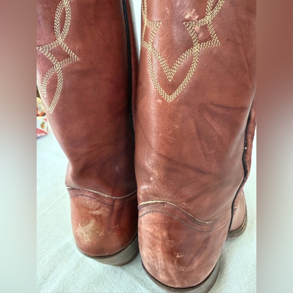 Vintage Abilene Cowgirl Boot Size 7.5 made in USA - Picture 11 of 14
